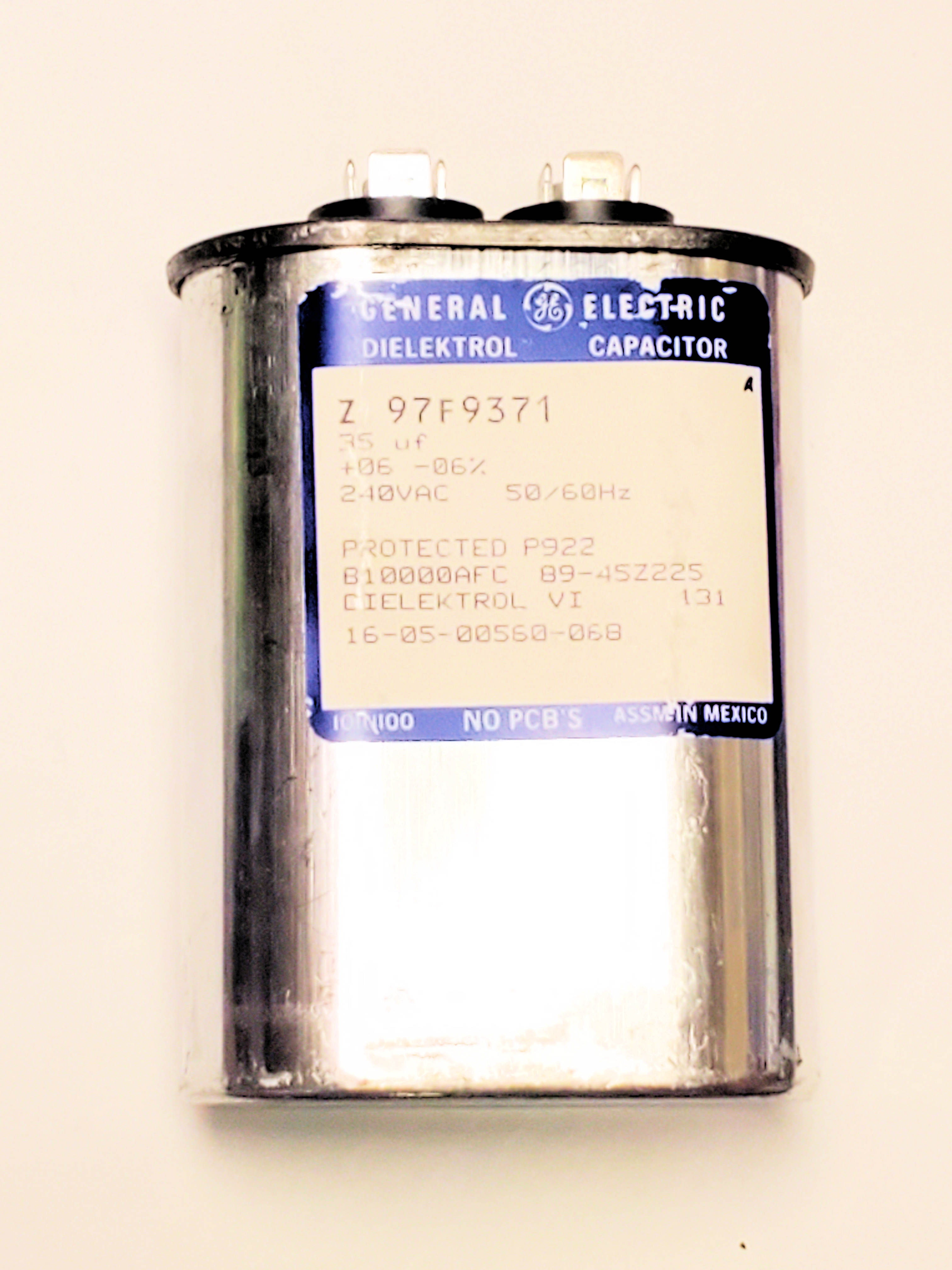 35mfd 240V Motor Run Capacitor 2C6-240V35R