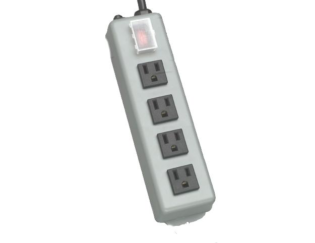 2J3-608  4 OUTLET Deluxe STRIP W/SW