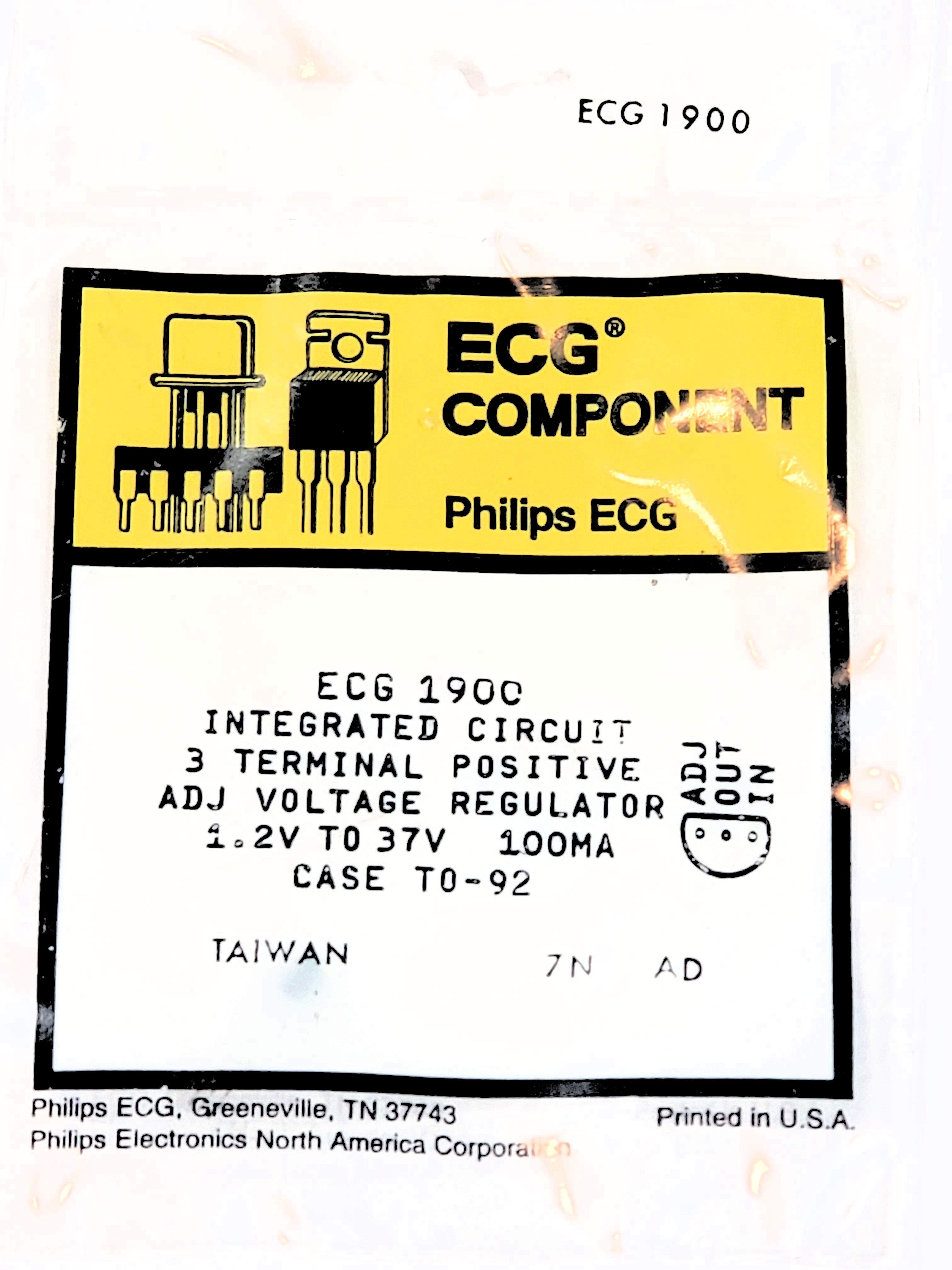 NTE1900 ALT LM317LZ TO-92