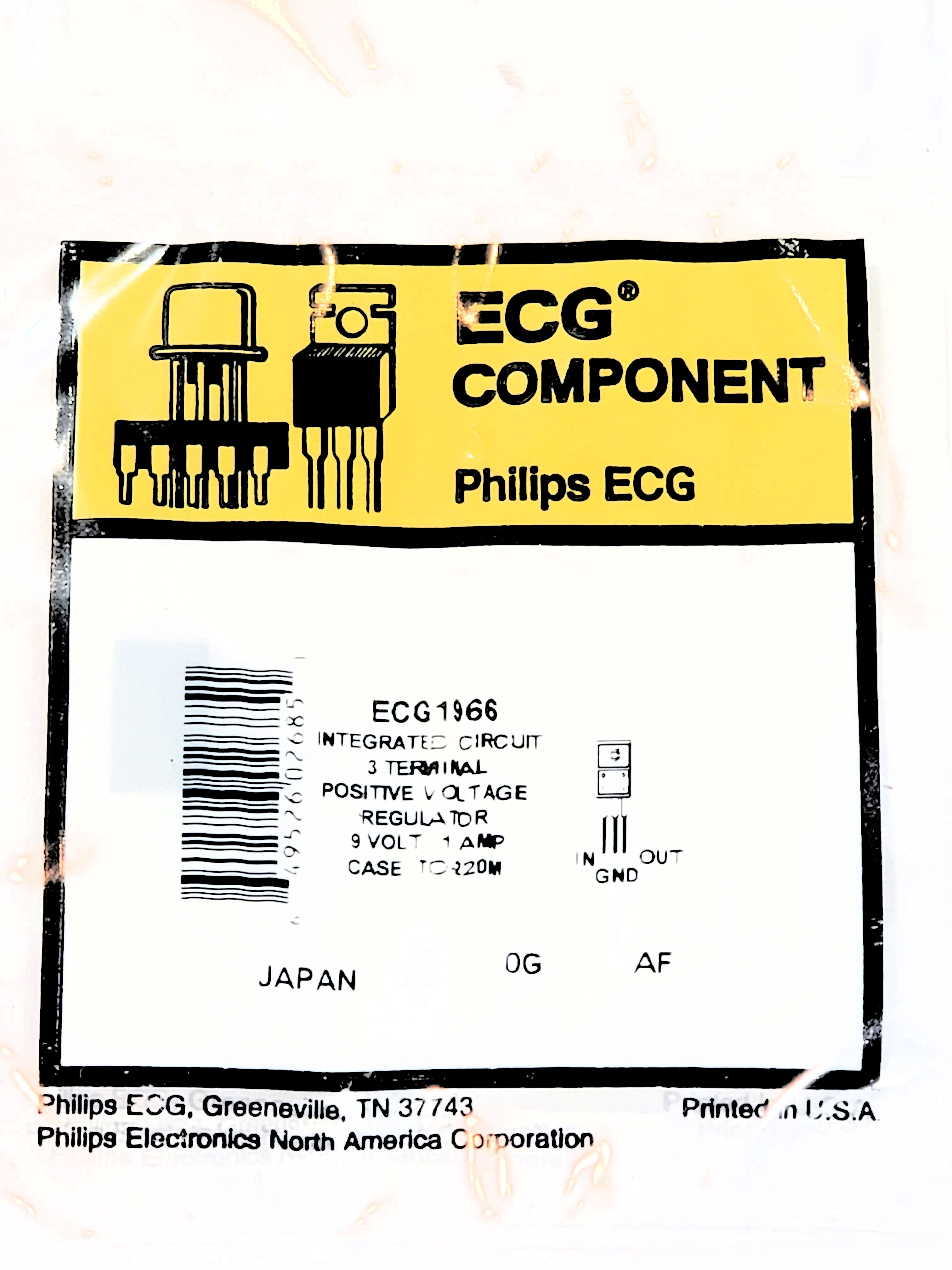 NTE1966 AKA KIA7809  TO-220P 1 pc