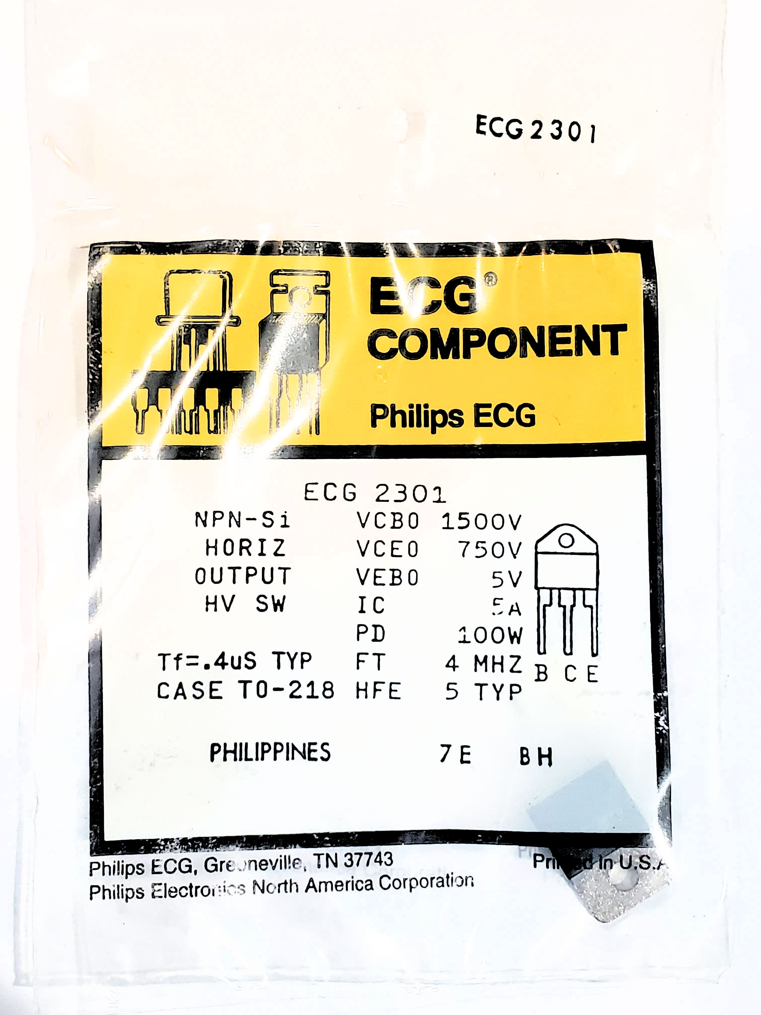 NTE2301 ALT 2SD1402  TO-3P