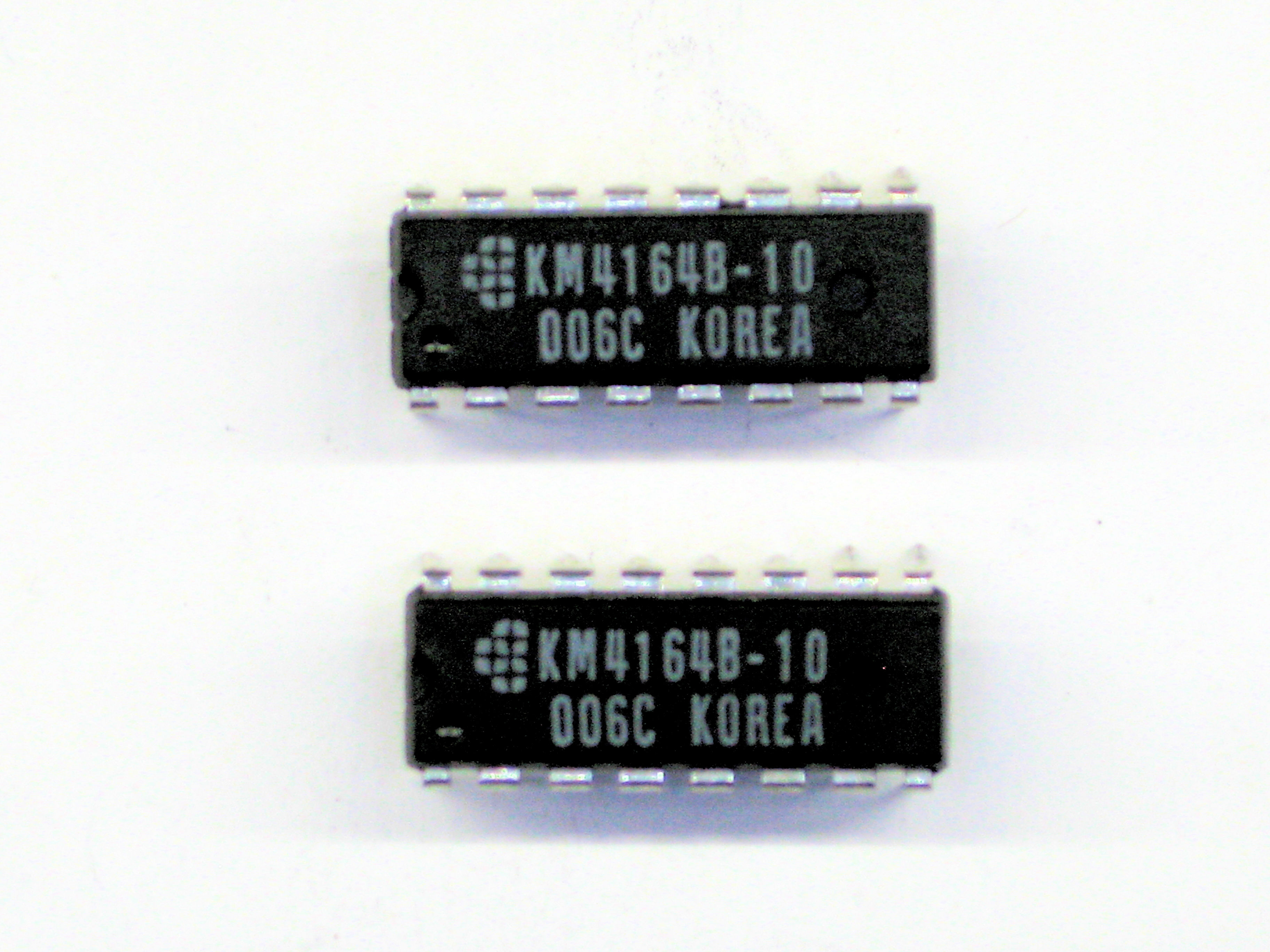 KM4164B-10 64K DRAM 16P DIP