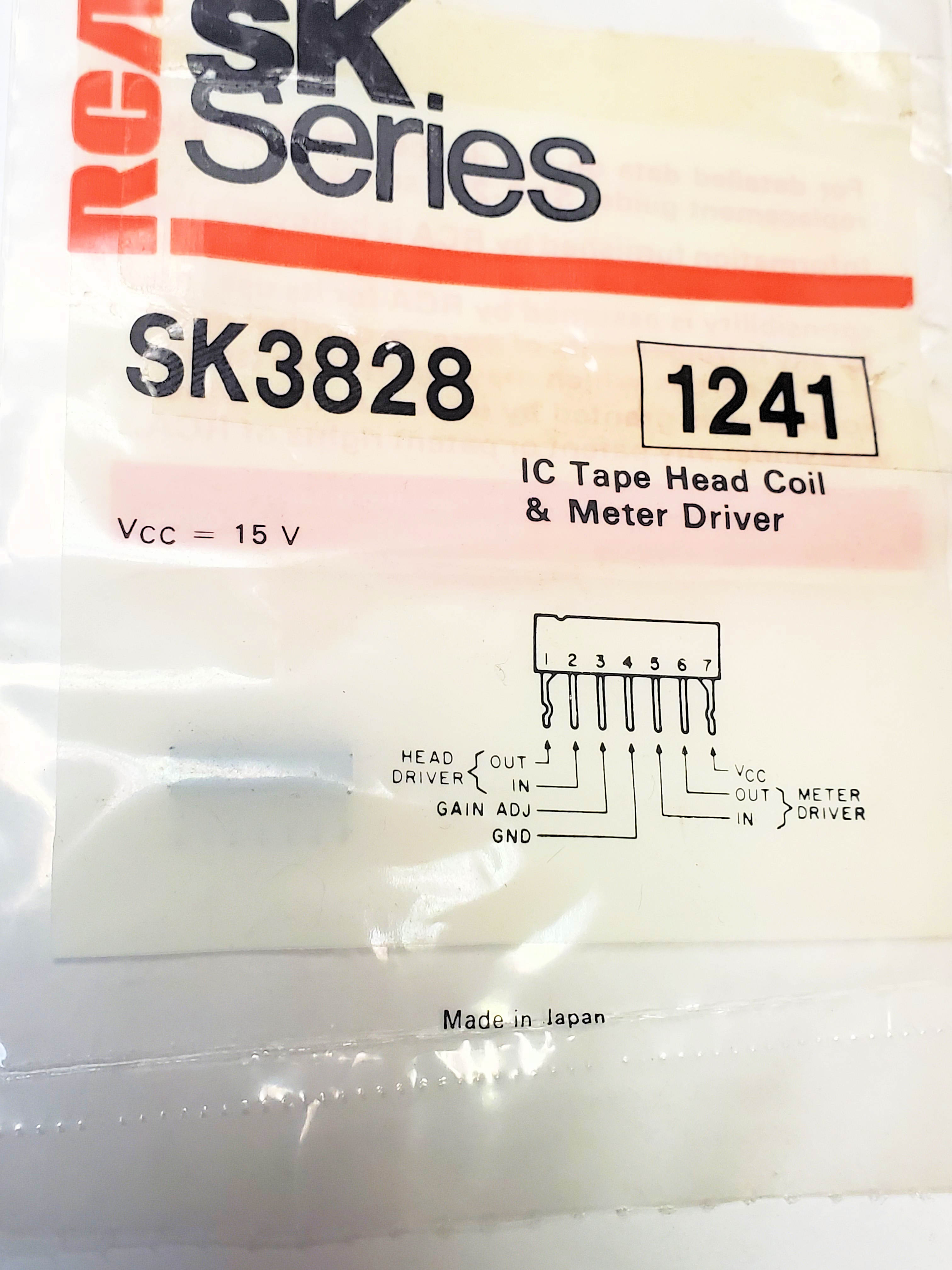 NTE1241    AKA SK3828  BA318  7P SIP