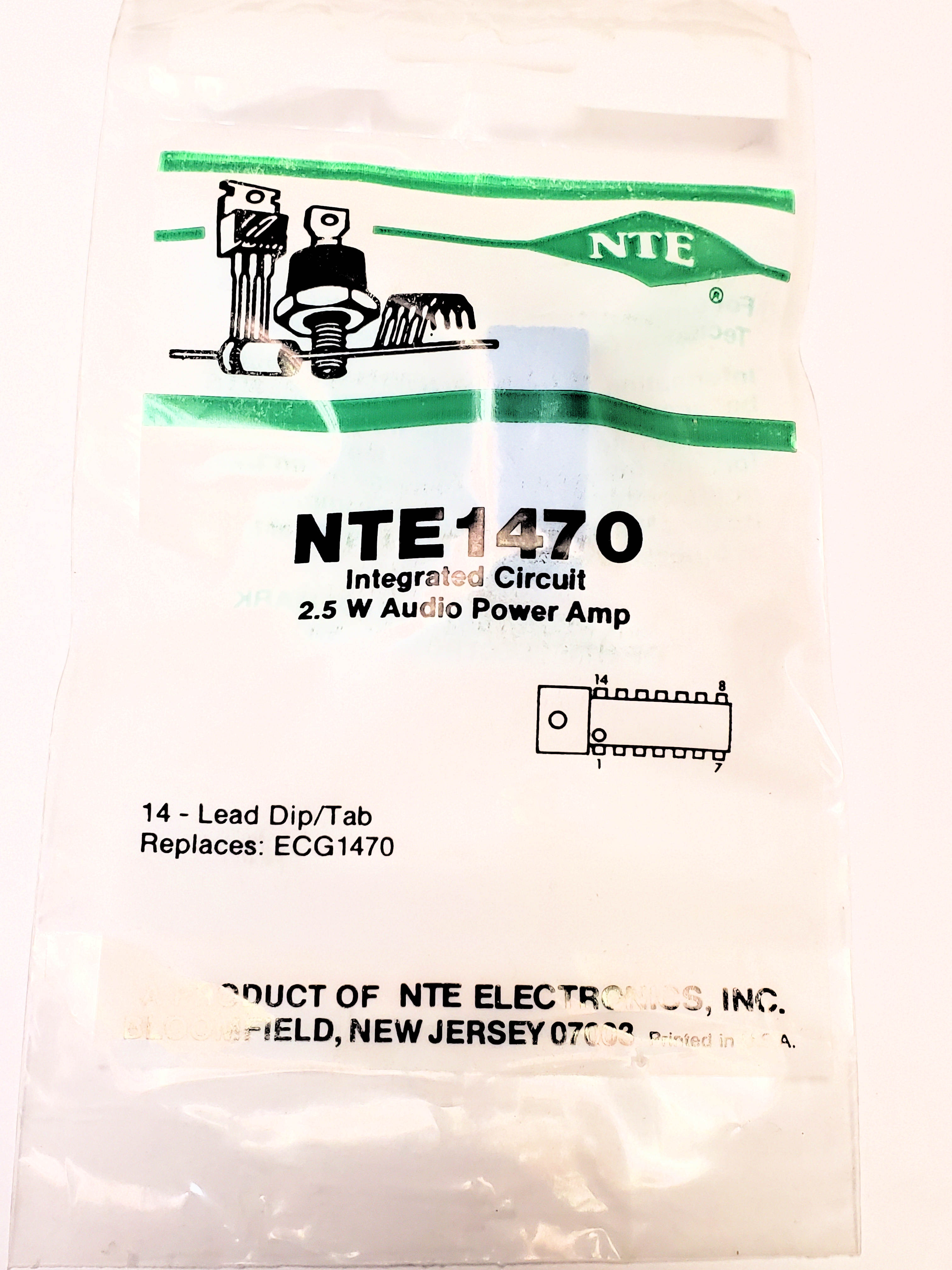 NTE1470  AKA LA4201   14P DIP