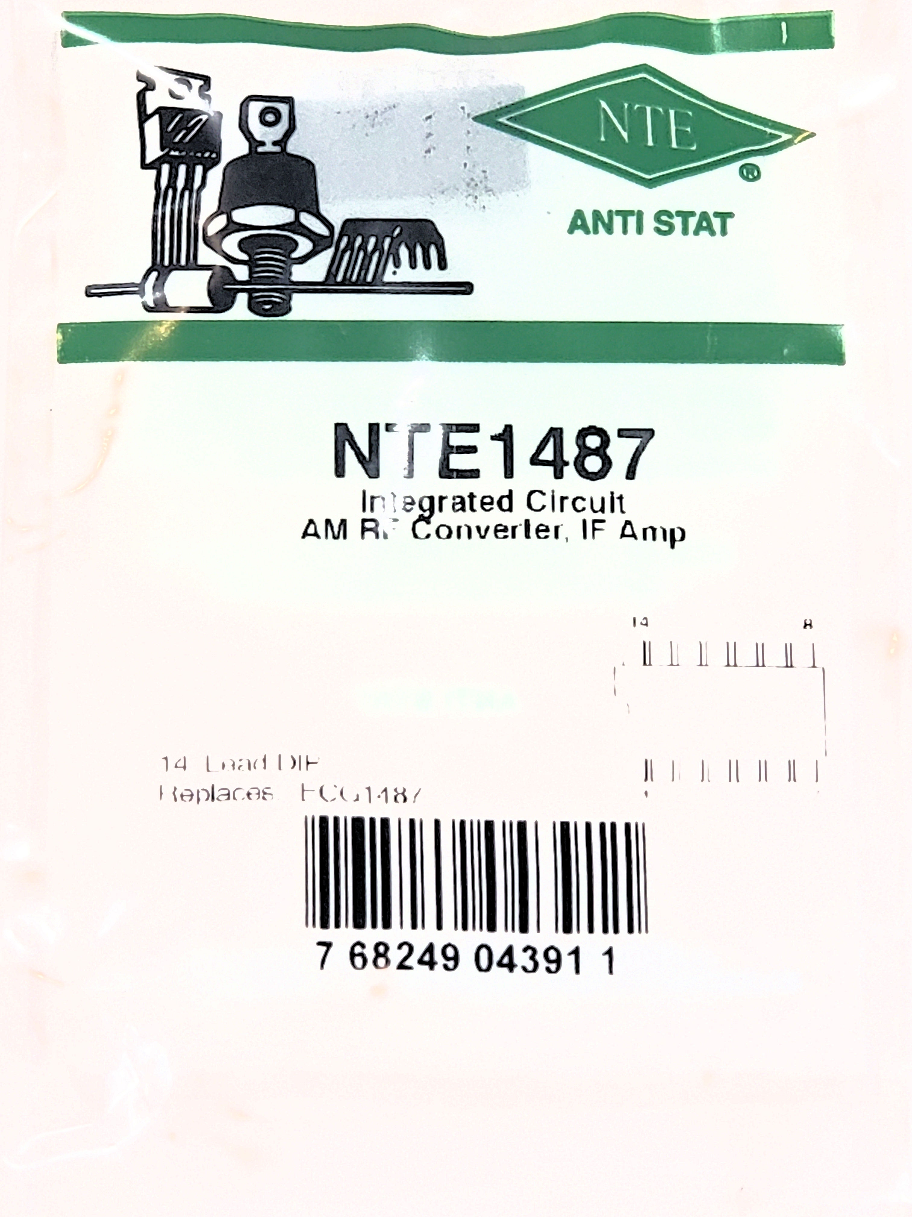 NTE1487 ALT AN259 14P DIP 1 pc