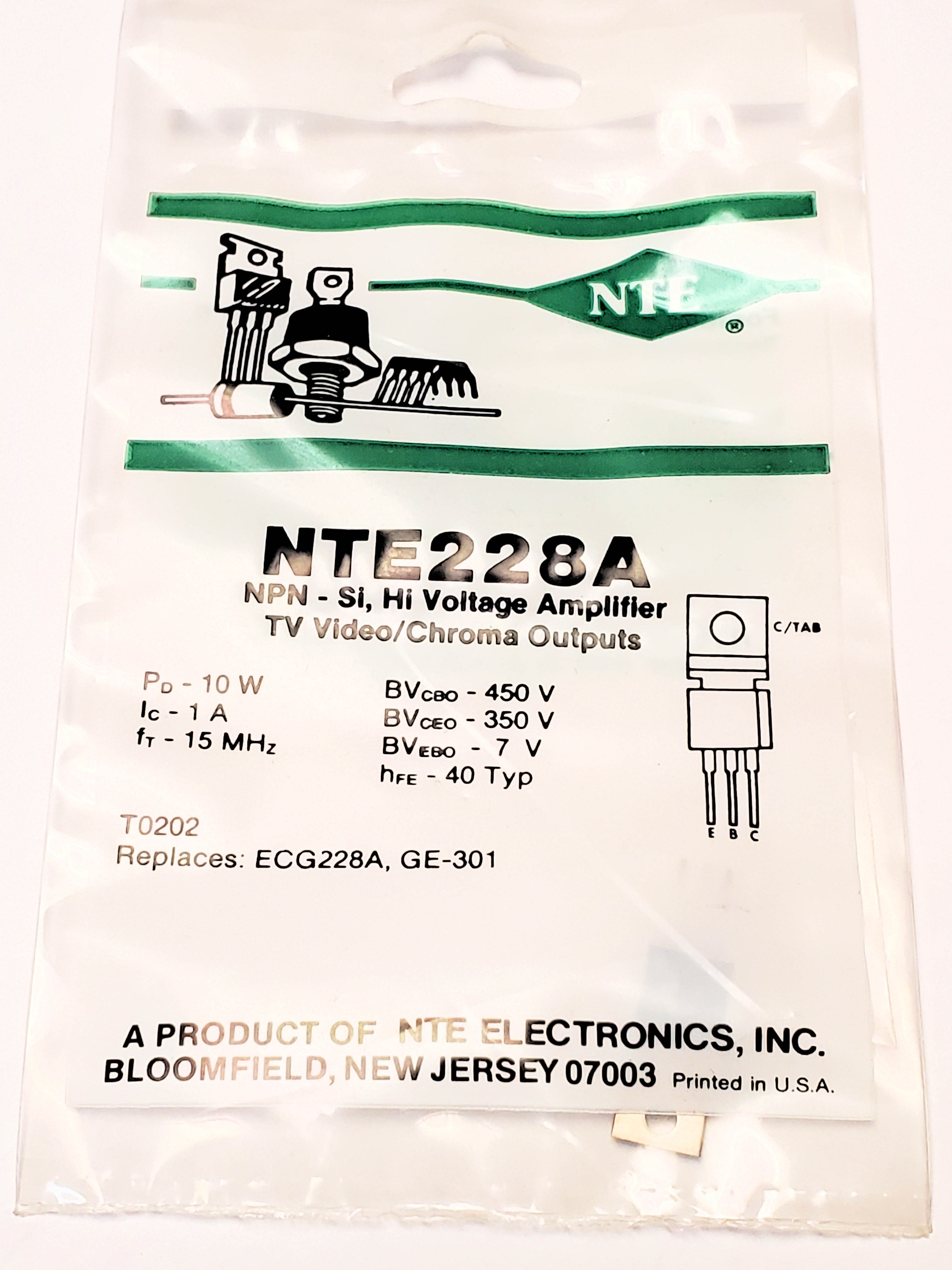 NTE228A   TO-202