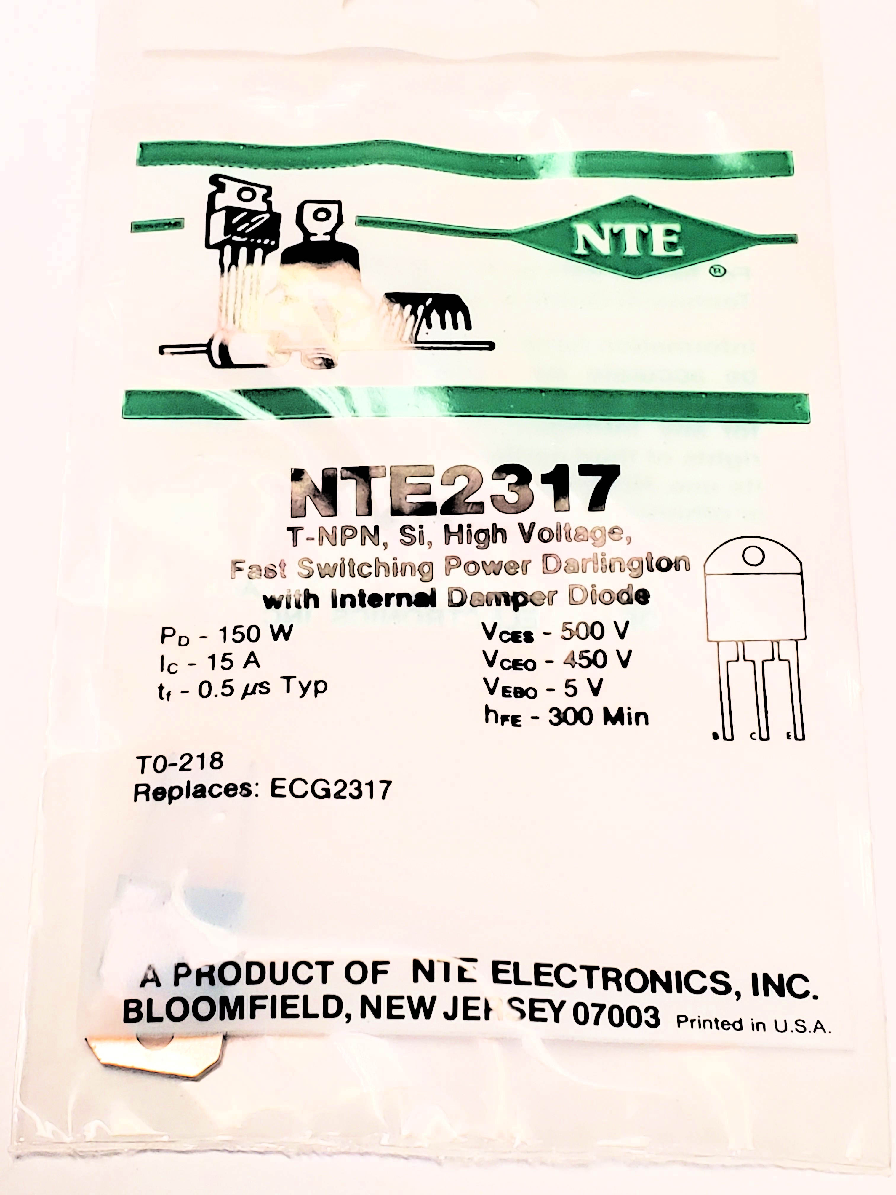 NTE2317 AKA KA11932  TO-3P 1 pc