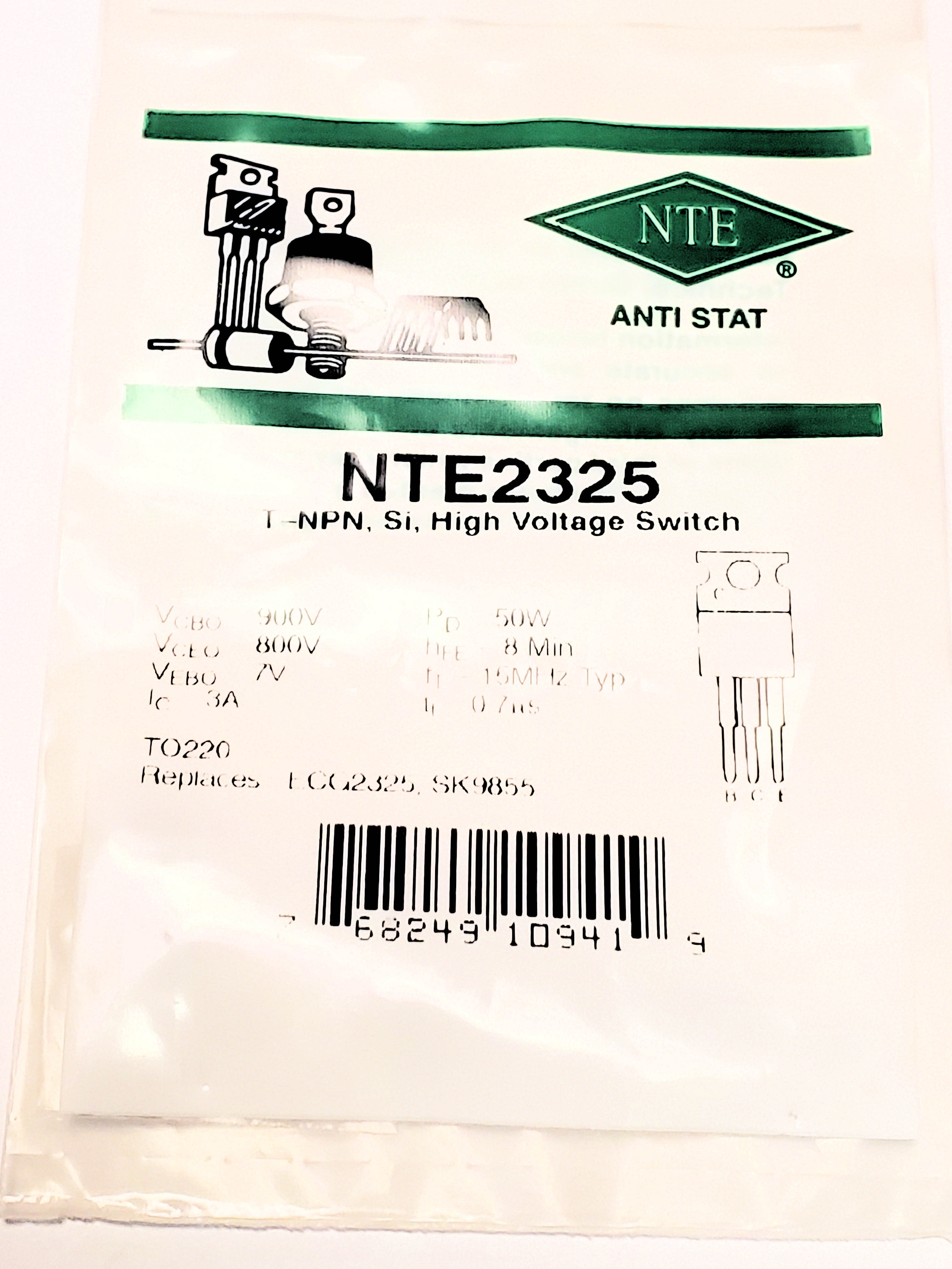 NTE2325  AKA 2SC3490  TO-220
