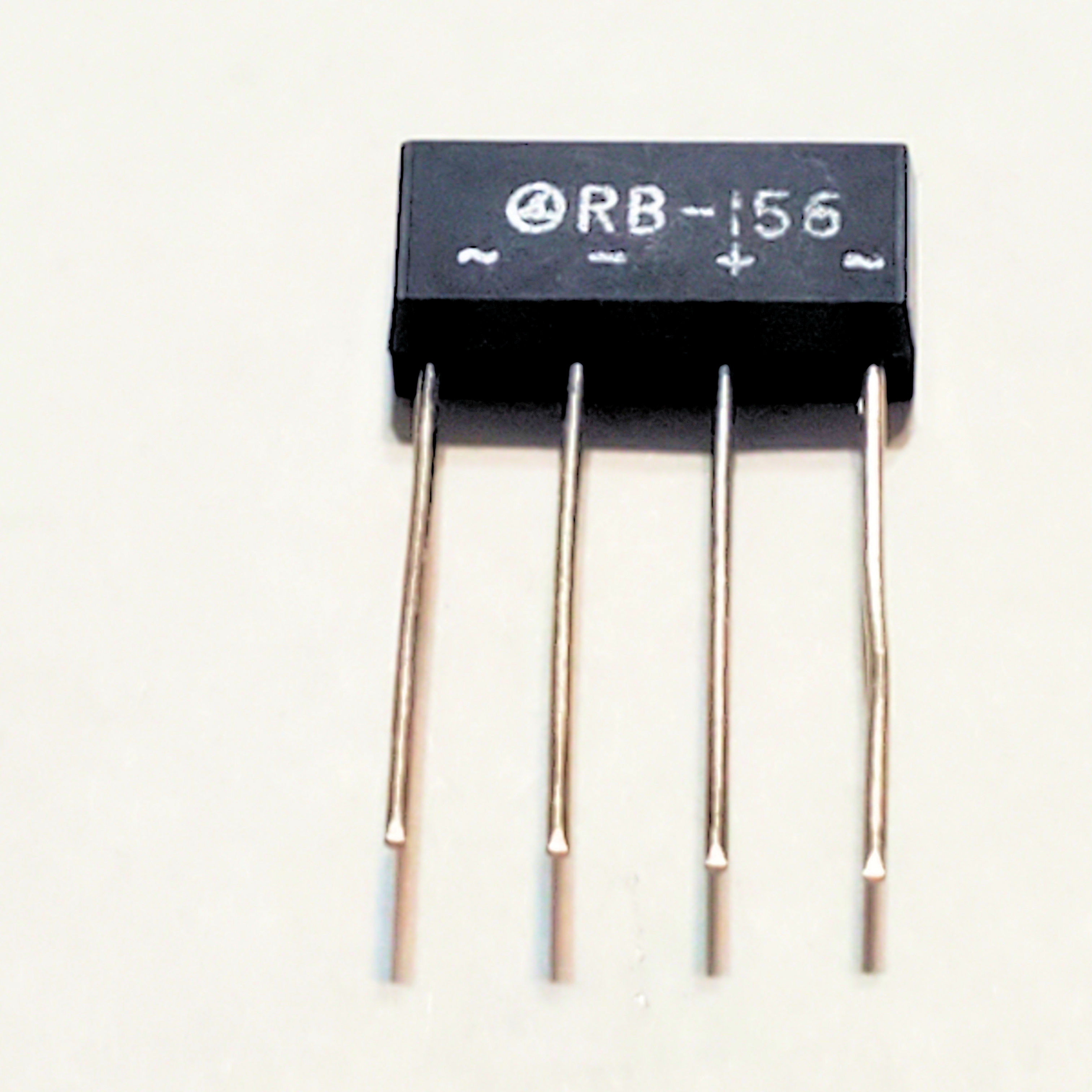 RB156  650V 1.5A Bridge Rectifier SIP  1 pc