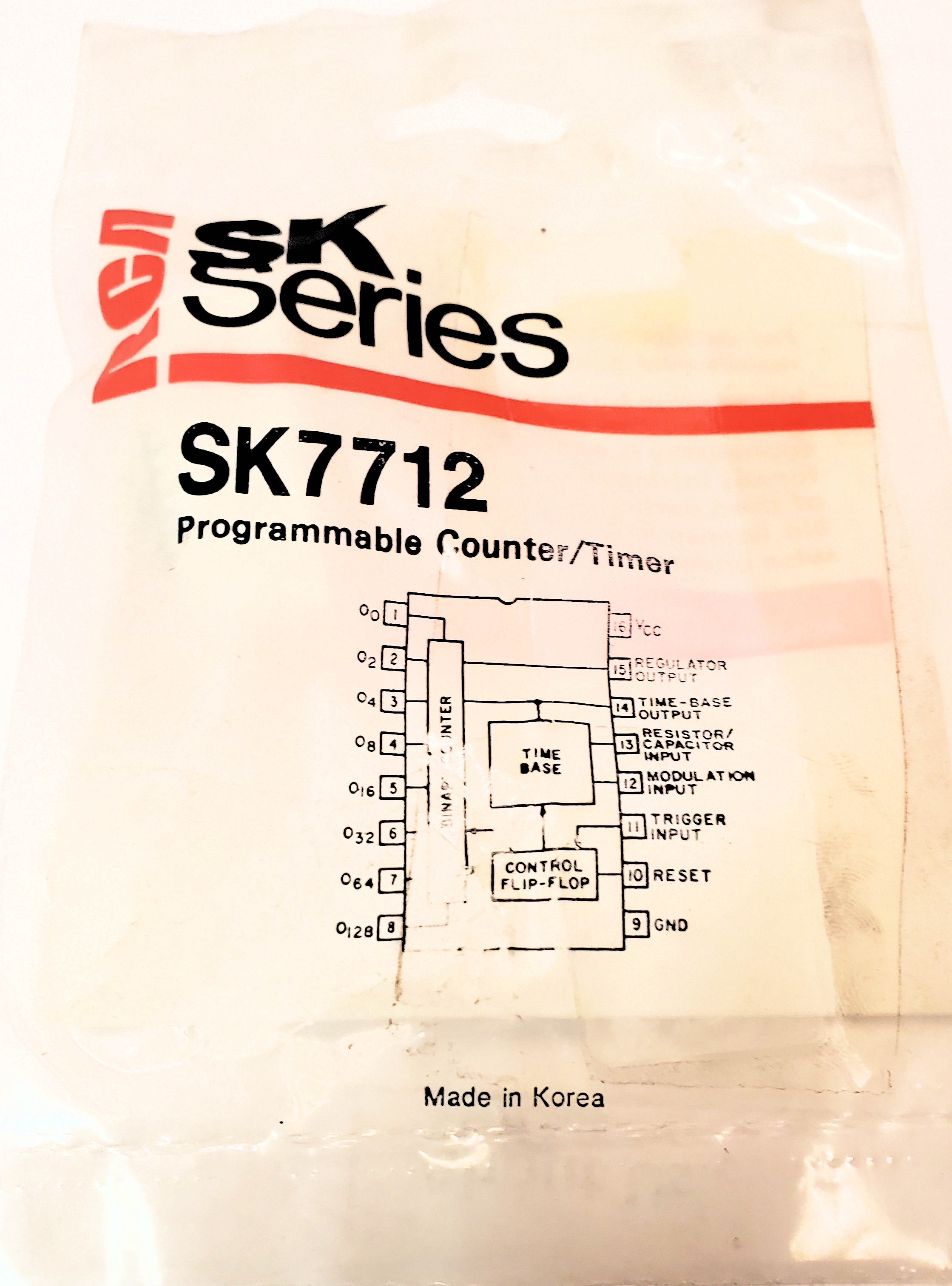 SK7712 "Original" RCA 16P DIP IC     1  pc