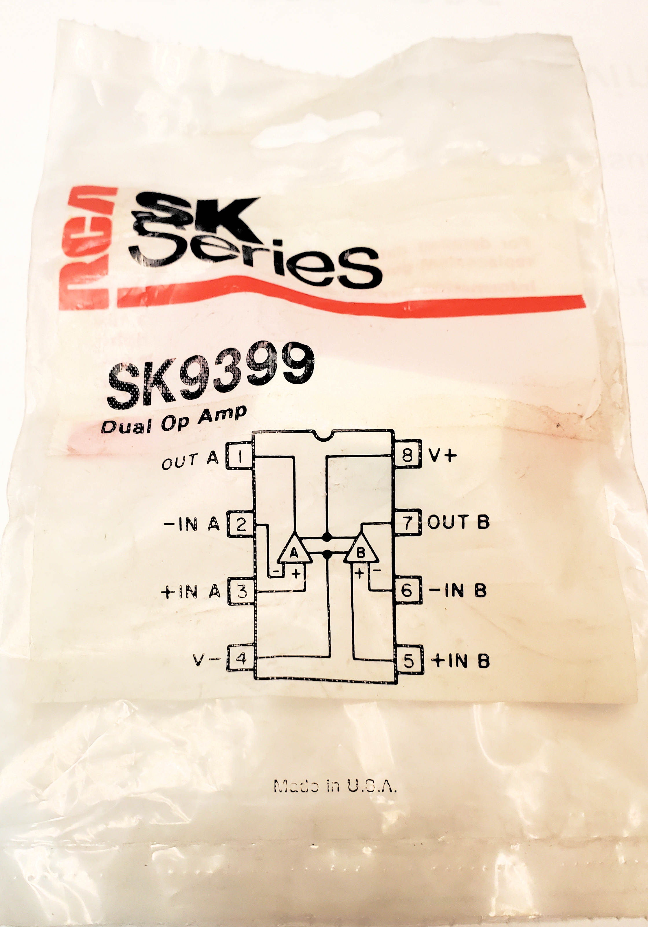 SK9399  "Original" SK Dual Op Amp  8P DIP IC  1 pc