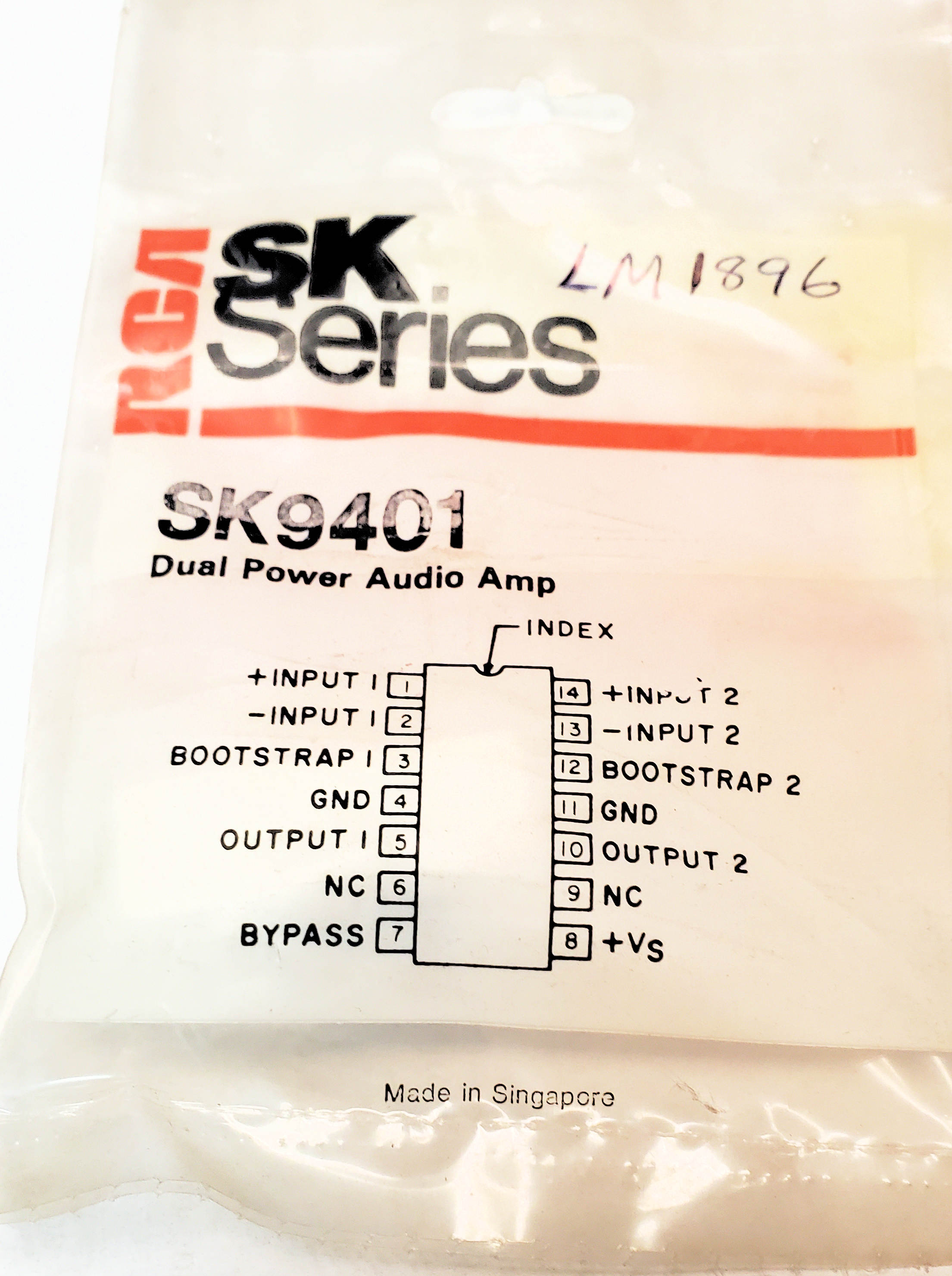SK9401  "Original" SK  AKA LM1896  IC 14P DIP   1 pc