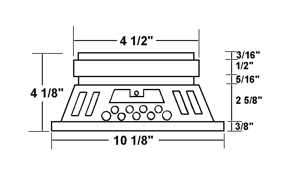 10"  WOOFER 75 W 10OZ