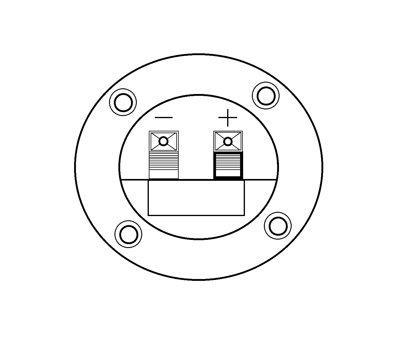 RECESSED SPEAKER TERMINAL 4S9-101