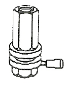 6D1-020  Antenna Stud Mount