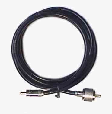 6´Coax Cable PL-259 TO RCA PLUG 6C2-300