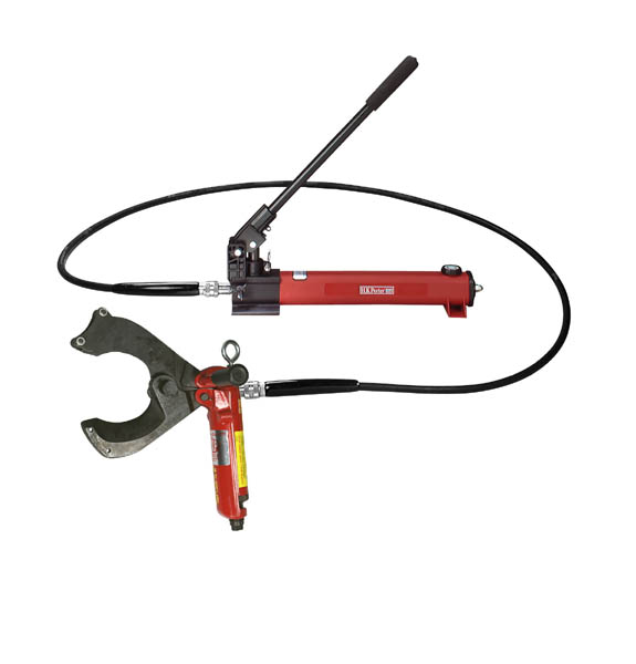 Hand-operated Hydraulic Cutter System for Soft Copper or Aluminu