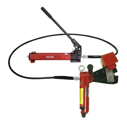 Hand-operated Hydraulic Cutter System for Extremely Hard Metals