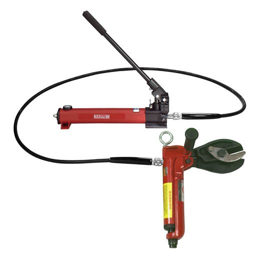 Hand-operated Hydraulic Cutter System for Flat Steel Strap 1/4"