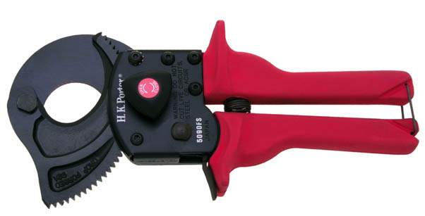 10 1/2" Ratchet-type One Hand Operated Soft Cable Cutter