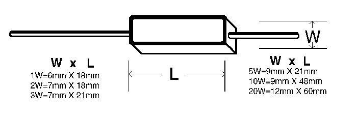 0.33 OHM 5W WIRE WOUND RESISTOR