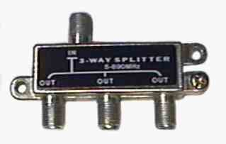 3-WAY COUPLER DIE CAST 75 OHM