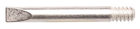 .01 Cone x .85" Thread-in Plated Pencil Tip; Standard Iron Line