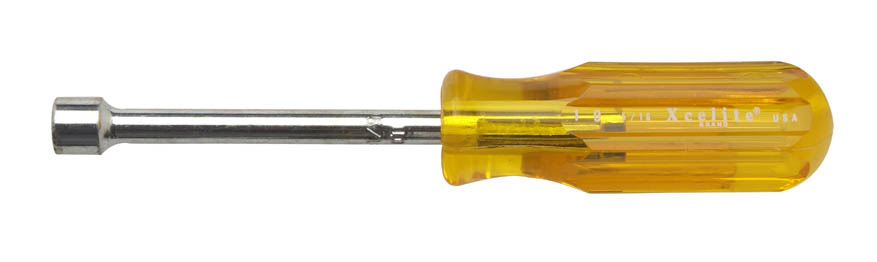 5/16" x 3 1/8" Full Hollow Shaft Nutdriver, Amber Handle