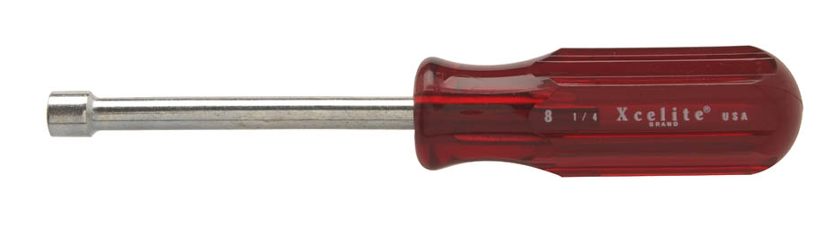 1/2" x 3 1/8" Full Hollow Shaft Nutdriver, Red Handle