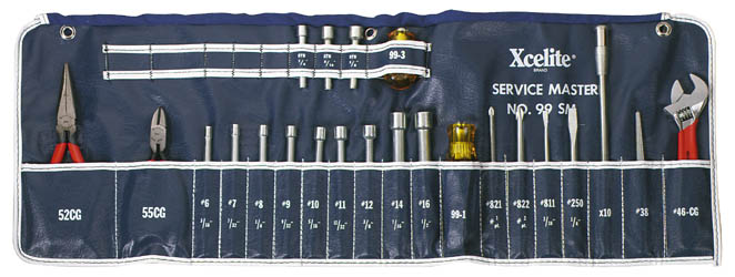 23-piece Series 99® Service Roll Kit, Canvas Case