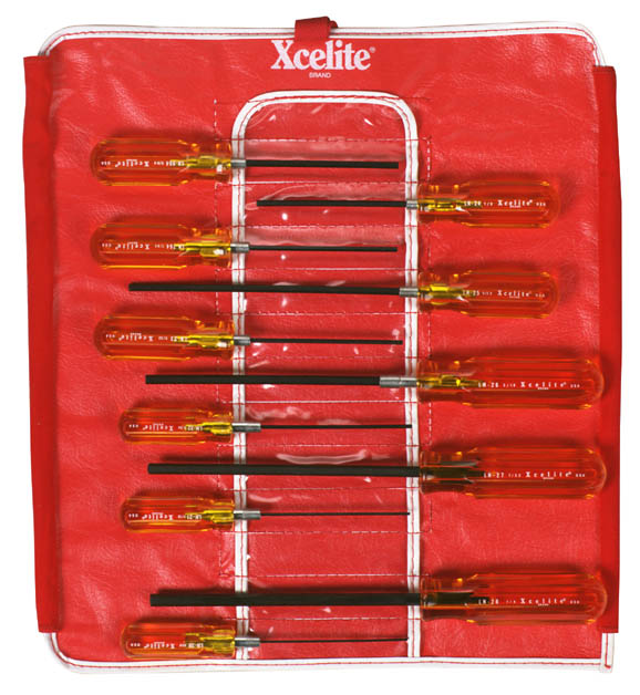 11-Piece Set of LN Series Allen® SAE HexType Screwdrivers