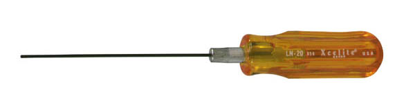 9/64" x 4" Recessed Socket Head Screwdriver, Amber Handle