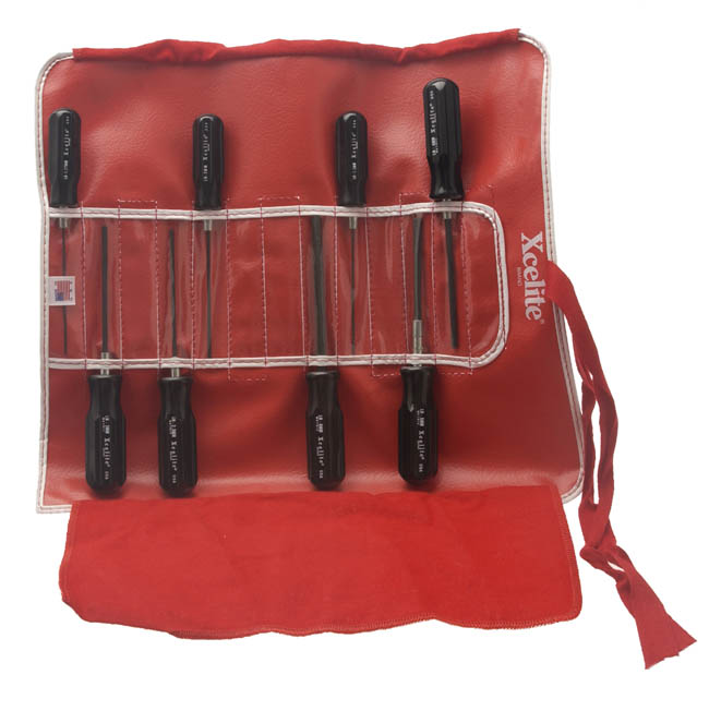 8-Piece Set of LN Series Allen® Metric HexType Screwdrivers