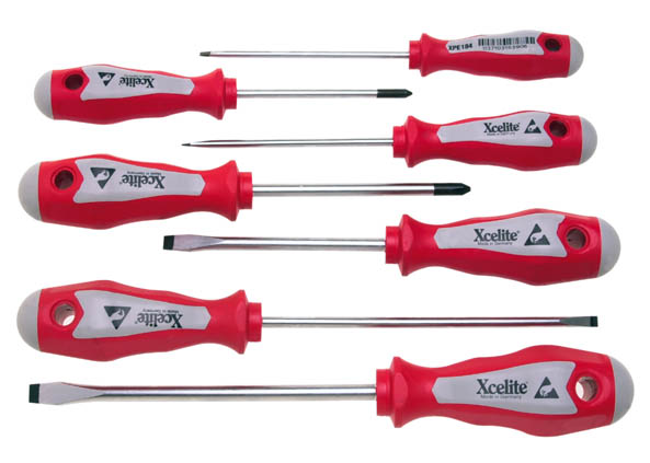 7-Piece Electronic Screwdriver Set, Ergonomic Handle